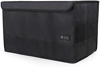 TOCHENG Folding Trunk Organizer Car storage Box , black