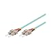 Produktbild Goobay OM3 Duplex Patchkabel SC/SC 0,5m aqua