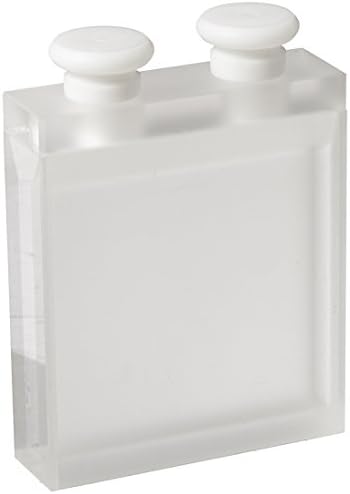 Varsal 406-329-Q40 Semi Micro Cell with Stopper, Spectrosil Quartz, 40 mm Lightpath, 5.6 mL Capacity, 170-2700 nm Range, 12.5 mm x 42.5 mm x 48 mm Size