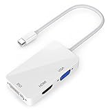Soporta entrada de Mini DisplayPort 1.1a y salida de HDMI/VGA/DVI hasta 1080p