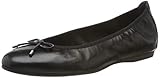 Echtes Leder Tamaris Damen 1-1-22102-22 Geschlossene Ballerinas, Schwarz (Black Leather 3), 40 EU