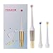 Produktbild Duyummy 1 Satz Elektrische Zahnbürste Mit 3 Bürstenköpfen Wasserdicht Für Kinder Und Erwachsene
