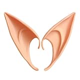  VIccoo 1 par Fiesta de Halloween Elven Elf Ears Anime Fairy Cospaly Costumes Vampire Latex - Color Carne - 12cm