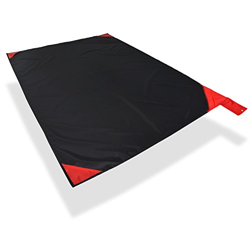 ODOLAND Allrounder Picknickdecke – Ultraleichte Stranddecke/Campingdecke, zusammenfaltbar auf Hosentaschenformat, wasserabweisende Outdoor Plane - 9