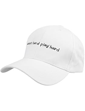 Unisex Baumwolle Baseballkappe Mütze Fashion Baseball Cap Outdoor Snapback mit Buchstaben Drucken Verstellbar...