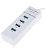 Rts™ High Speed 4 Port USB HUB SuperSpeed 3.0 Portable Mini-Hub - Bus Powered - For Pendrive, Mouse, Keyboards, Camera, Mobile, Desktop, Tablet, PC, Laptop, TV digital cameras, iPods and iPhones, card readers, USB speakers, and more - White - with 2 Year Warranty RS.439.00