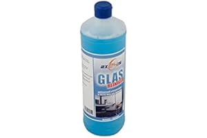 Axis Line Nettoyant professionnel pour vitres, prêt à l'emploi, fabriqué en Allemagne, bouteille de 1 l avec fonction pulvérisation, nettoyage sans traces