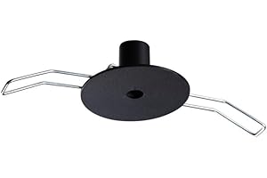 IDEAL LUX Rosace Intégré Tout Métal Noir