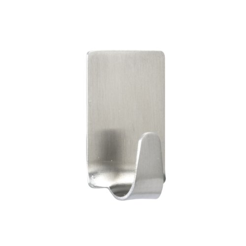 Wenko 4478010100 Rechteckhaken, 4-er, Edelstahl rostfrei, je 1.9 x 1.5 x 3.4 cm, matt - 3