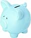 Suki Gifts International Ceramic Plain Piggy Bank in Gift Box (Blue)
