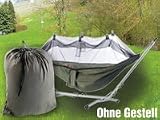 Semptec Urban Survival Technology Hängematte aus Fallschirmseide mit Moskitonetz - 6