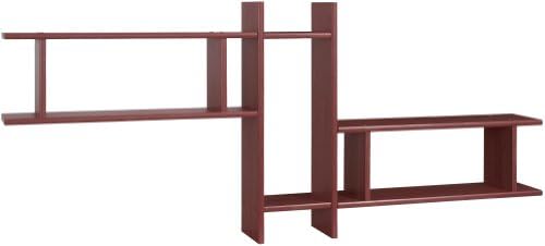 Posseik 9920 22 Shelf Unit with 3 Shelves Imitation Walnut
