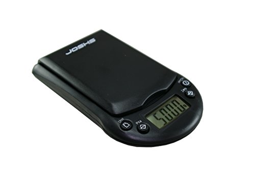 JOSHS X-100 Digitalwaage Feinwaage mit Justiergewicht die bis 100g in 0,01 g Schritten präzise wiegt, Taschenwaage; Präzisionswaage