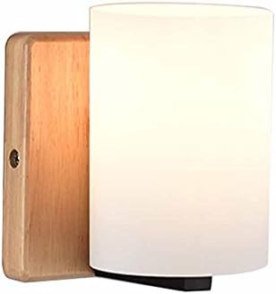 Nordic Original Wooden Art Lamp Creative Bedroom Wall Lamp Modern Minimalist Balcony Aisle Wall Lamp Japanese Bedside Lamp