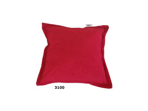 Zierkissen Sofakissen mit Füllung 40 x 40 oder 50 x 50 cm (Rot, 50 cm x 50 cm)