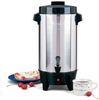 West Bend 58002 12-42 Cup Automatic Party Perk Coffee Urn by Regal Ware