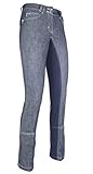 jodhpur reithose damen kurzgröße Hersteller: HKM HKM Erwachsene Jodhpur-Miss Blink-1/1 Alos Besatz6169 Hose, 6169 Jeansblau/dunkelblau, 40