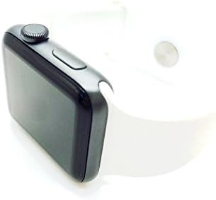 Replacement Silicone Nike Sports Strap 38mm/42mm Size M/L For Smart Watch Series 1/2/3 (White 38mm)