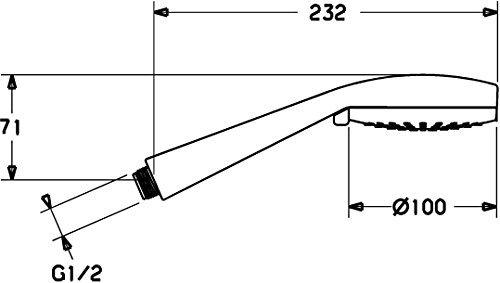 Hansa viva Handbrause, 44330100 - 2