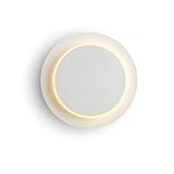 ♥.【 Dimensiones Apropiado】 - Diámetro 17.5cm, profundidad 5.3cm. El círculo interior tiene un diámetro de 14 cm. Voltaje de funcionamiento: AC85V ~ 266v. La aplique de pared LED de ahorro de energía de 7w ，bajo consumo con alto rendimiento de luz y tiene una buena relacion con medio ambiente.