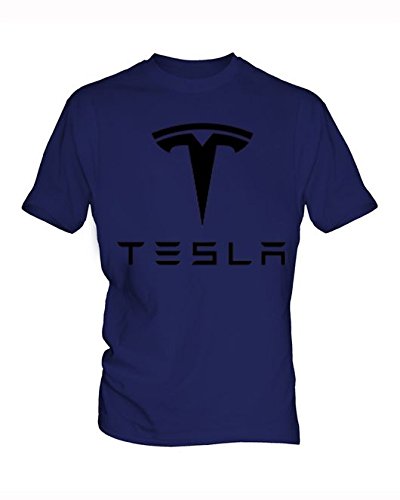 Preisvergleich Produktbild Tesla Logo 1 Herren Blue T Shirt