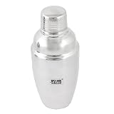  Cóctel de vino de acero inoxidable Mezclador de Martini Shaker 250ml tono de plata