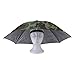 Produktbild Elviray Tragbare Outdoor-Sportarten 69 cm Regenschirm Hut Kappe Falten Frauen Männer Regenschirm Angeln Wandern Golf Strand Headwear Freisprecheinrichtung Regenschirm