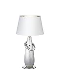 tischleuchte chrom glas Leuchte exklusive Leuchtmittel. Empfohlenes Leuchtmittel 1xE27 max. 40 Watt