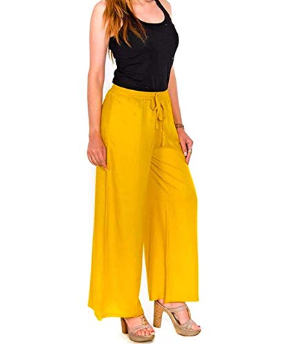 Shri Dwarka Traders Cotton Casual Wear Palazzo Pant for Womens (Yellow, Free Size) RS.327 (84.00% Off) - Amazon Shri Dwarka Traders Cotton Casual Wear Palazzo Pant for Womens (Yellow, Free Size) RS.327 (84.00% Off) - Amazon