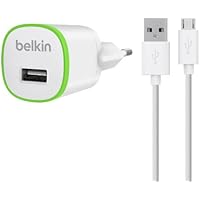 Belkin F8M710vf04-WHT - Cargador doméstico universal con cable de micro-USB a USB, blanco