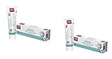 Reparación efectiva Pasta de dientes con esmalte artificial. Los dientes son remineralizados y radiantes de color blanco. Sin fluoruro