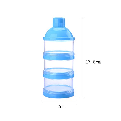 Milchpulver Portionierer, Luerme 3 Schicht Milchpulver Lagerung Behälter Baby Milk Powder Formel Dispenser - 2