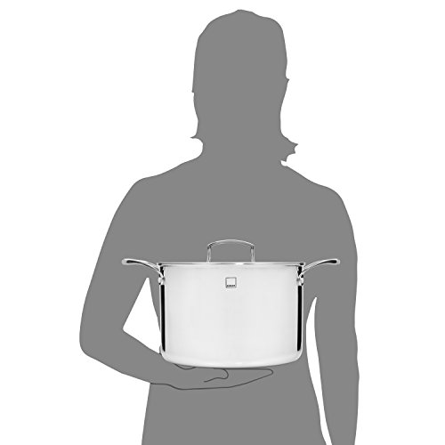 Sänger Premium Tri-Ply Kochtopf 24 cm mit Glasdeckel Induktion | Mit Messskala 1,0 bis 6,0 Liter - 4