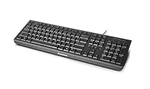 (Renewed) Lenovo USB Keyboard K4802, Black