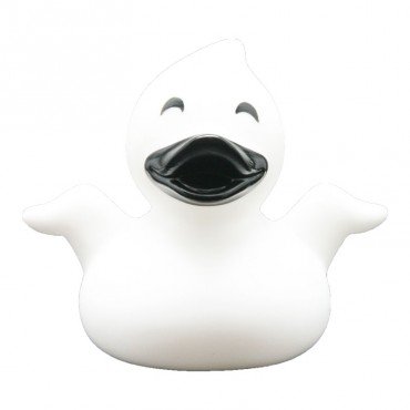 Lilalu 8 x 8 cm/50 g Collector and Baby Ghost Rubber Duck Bath Toy
