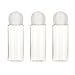 Imported 3pcs 20ml Round Cap Refillable Plastic Bottle Sample Container Jars - Clear RS.220.00