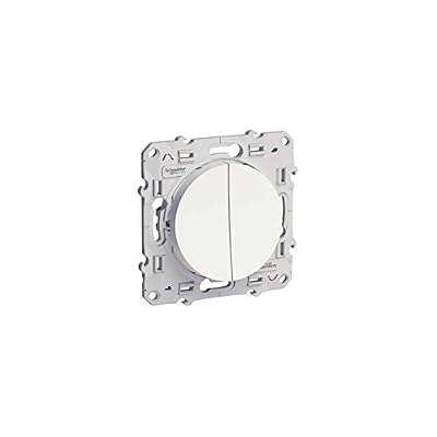 Schneider Electric va et vient + va et vient lumineux 10 a - blanc - fixation par vis - schneider odace