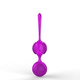DIBEI Premium Kegel Exercise kit for Women-Weighted Training Vaginal Tight Exercise Ben Wa Ball - Doctor Recommended for Bladder Control & Pelvic Floor Exercises(Purple)
