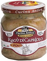 Cucina Antica - Ragù Capriolo al Barolo - Box con 6 vasetti da 200 g ciascuno