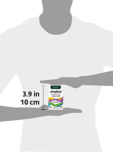 Simplicol Textilfarbe expert Für kreatives, einfaches Färben – 1743 – „Efeu-Grün“ – Neu! – 2er-Pack - 2