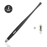【Über den Stylus】: Länge: 5,8 '' (149mm); Stiftspitze Durchmesser: 0,24 '' (6mm), Gewicht: 15.8g. Hergestellt aus Aluminium-Gehäuse und Faser-Spitze, keine Kunststoff-Teile, echte Pen-Gefühl. Slim Taille Pin mit eleganten Line-Sense, Mode-Design.