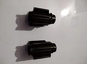 AUTONEST Bike Tyre Valve Cap Air Cap Bike Tyre Valve Stem Cap Air Covers (Set of 2) Black for Royal Royal Enfield Himalayan