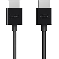 Belkin AV10175bt2M-BLK - Cable HDMI Ultra HD de Alta Velocidad Prémium (4K/HDR Dolby Vision, HDR10+, óptimo para Apple TV, 2 m) Negro