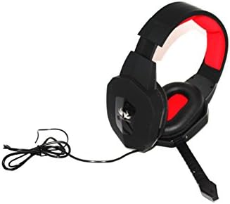 Akuma Gaming Headset PS4 Headset- 2.5mm Audio Jack/ USB/ Mini USB/ Optical (With Detachable Mic) Fro PC/ PS3/ PS4/ Xbox 360/ Xbox One