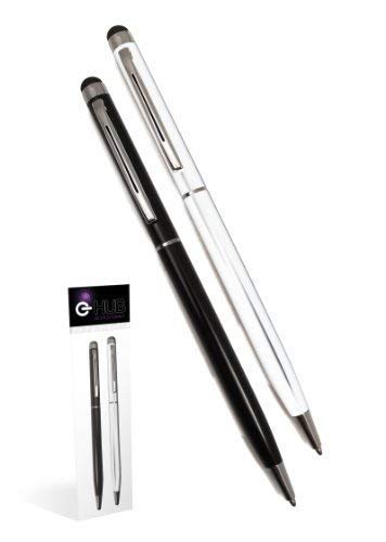 G-HUB - ProPen Stylus - paquete de 2 bolígrafos capacitiva dual capacitiva de doble función y la pluma, apto para todos los dispositivos de pantalla táctil