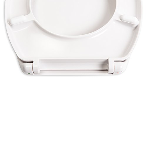WC-Sitz Family Comfort Duroplast und aus hochwertigem UF, kratzfest und belastbar, Weiß - 5