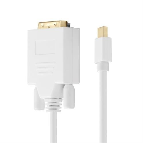 HDSupply X-DC040-015 DisplayPort auf DVI Single Link Kabel , vergoldete Kontakte, 1,5m, weiß - 2