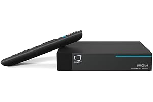 STRONG SRT-4250 Android Streaming Box simpliONE Box Antenne DVBT-Receiver (4K UHD, Aufnahme/Restart/Replay, Live TV, Google Play Store, YouTube, Prime Video, UVM.) schwarz