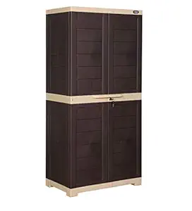 Alfa 2 Plastic Cabinet for Storage | Space Organizer | Shelves | Cupboard | Living Room | Kids | Multipurpose for Home Kitchen & Office