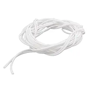 Generic PVC Machine Wire Organize Tube Sleeve Casing Cable Markers Marking 10m Length White